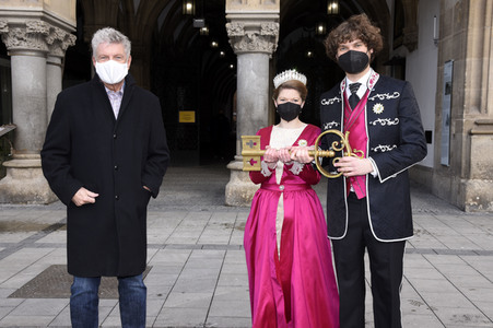 Fototermin mit dem Narrhalla Faschingsprinzenpaar 2021 in München