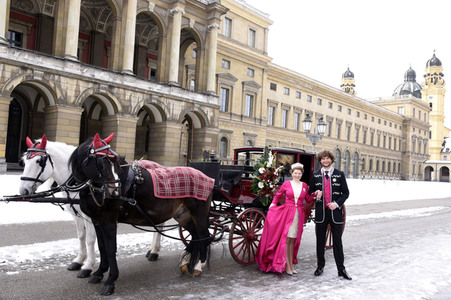 Fototermin mit dem Narrhalla Faschingsprinzenpaar 2021 in München