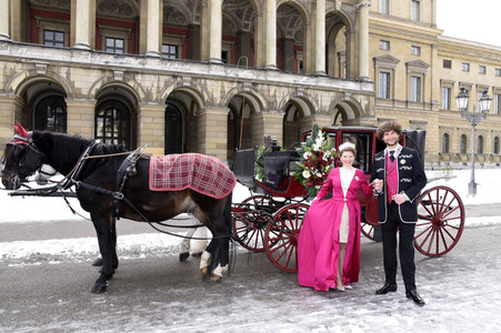 Fototermin mit dem Narrhalla Faschingsprinzenpaar 2021 in München