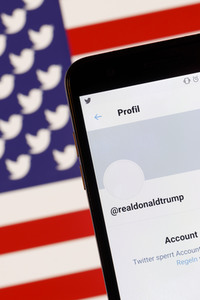 Symbolbild Twitter sperrt Trump