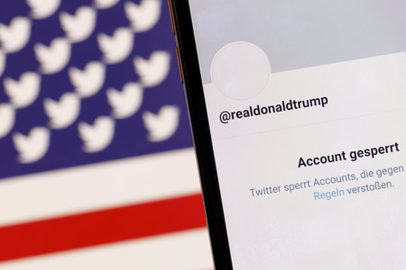 Symbolbild Twitter sperrt Trump