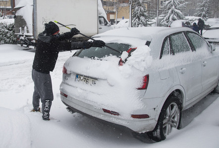 Sturmtief Filomena sorgt für Chaos in der Region Madrid