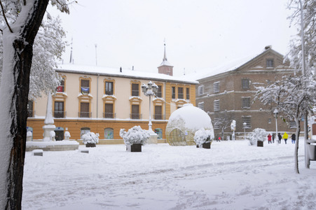 Sturmtief Filomena sorgt für Chaos in der Region Madrid