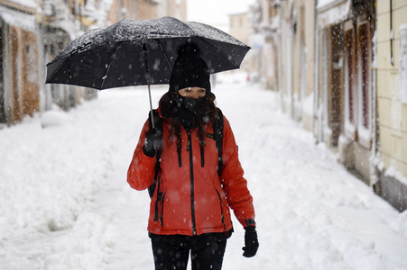 Sturmtief Filomena sorgt für Chaos in der Region Madrid