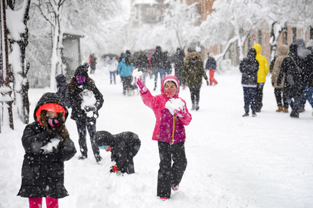 Sturmtief Filomena sorgt für Chaos in der Region Madrid