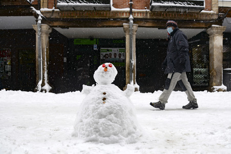 Sturmtief Filomena sorgt für Chaos in der Region Madrid