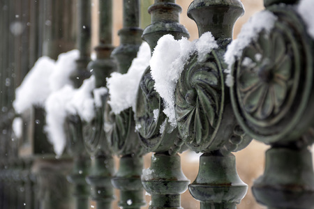 Nach dem Sturmtief Filomena in der Region Madrid