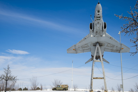 Nach dem Sturmtief Filomena in der Region Madrid