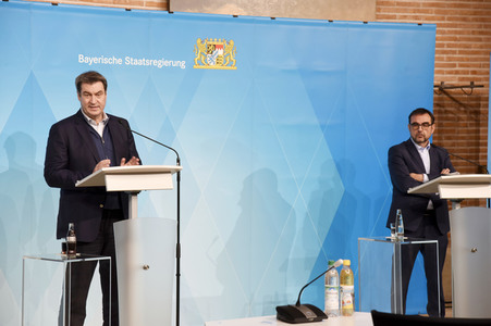 Pressekonferenz zu den Folgen der Corona-Pandemie in München