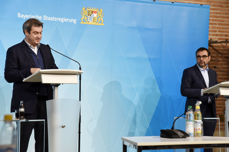 Pressekonferenz zu den Folgen der Corona-Pandemie in München