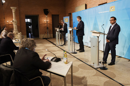 Pressekonferenz zu den Folgen der Corona-Pandemie in München