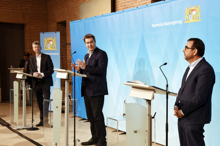 Pressekonferenz zu den Folgen der Corona-Pandemie in München