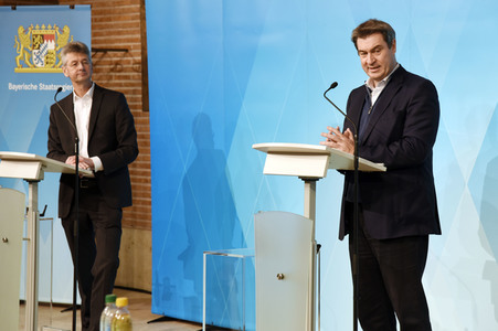 Pressekonferenz zu den Folgen der Corona-Pandemie in München