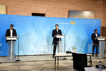 Pressekonferenz zu den Folgen der Corona-Pandemie in München