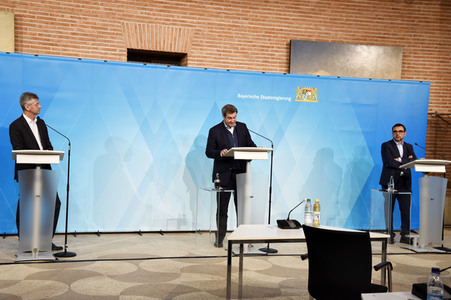 Pressekonferenz zu den Folgen der Corona-Pandemie in München