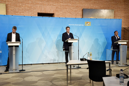 Pressekonferenz zu den Folgen der Corona-Pandemie in München