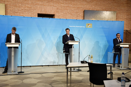 Pressekonferenz zu den Folgen der Corona-Pandemie in München