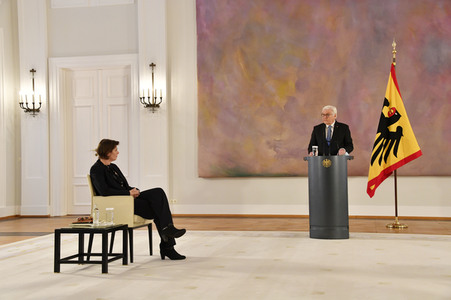 Gespräch des Bundespräsidenten mit Historikern in Berlin