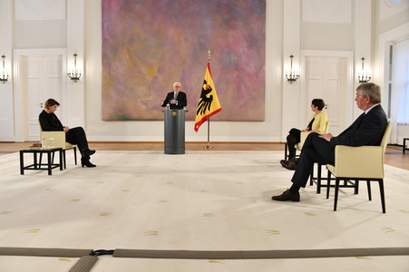 Gespräch des Bundespräsidenten mit Historikern in Berlin