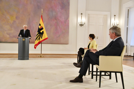 Gespräch des Bundespräsidenten mit Historikern in Berlin