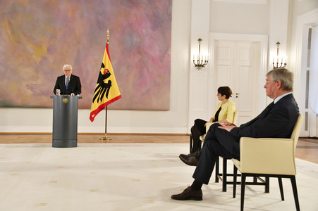 Gespräch des Bundespräsidenten mit Historikern in Berlin