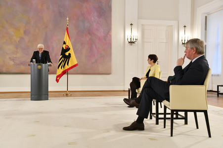 Gespräch des Bundespräsidenten mit Historikern in Berlin