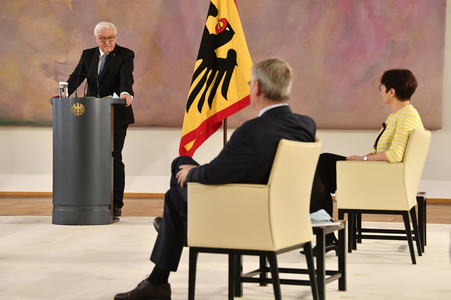 Gespräch des Bundespräsidenten mit Historikern in Berlin