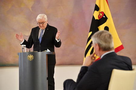 Gespräch des Bundespräsidenten mit Historikern in Berlin