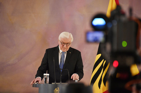 Gespräch des Bundespräsidenten mit Historikern in Berlin