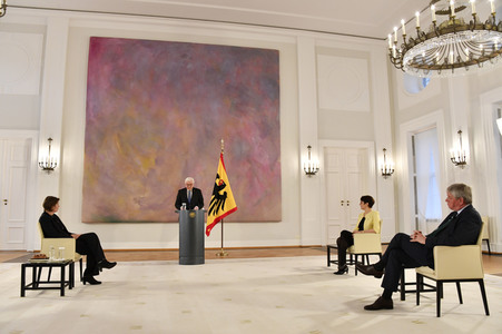 Gespräch des Bundespräsidenten mit Historikern in Berlin