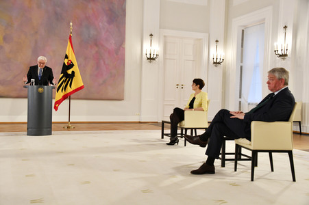 Gespräch des Bundespräsidenten mit Historikern in Berlin