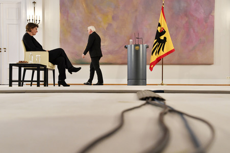 Gespräch des Bundespräsidenten mit Historikern in Berlin