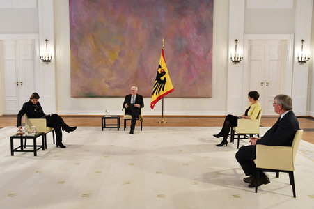 Gespräch des Bundespräsidenten mit Historikern in Berlin