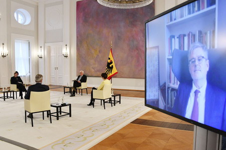 Gespräch des Bundespräsidenten mit Historikern in Berlin