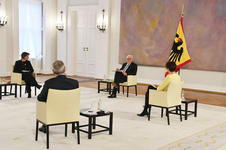 Gespräch des Bundespräsidenten mit Historikern in Berlin