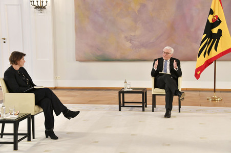 Gespräch des Bundespräsidenten mit Historikern in Berlin