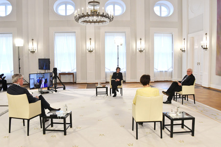 Gespräch des Bundespräsidenten mit Historikern in Berlin