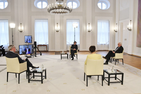Gespräch des Bundespräsidenten mit Historikern in Berlin