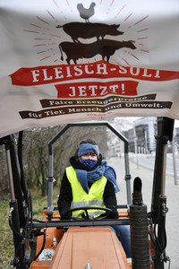 Demonstration 'Wir haben es satt' in Berlin