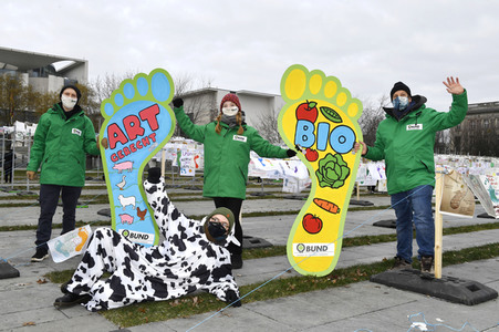 Demonstration 'Wir haben es satt' in Berlin