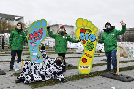 Demonstration 'Wir haben es satt' in Berlin