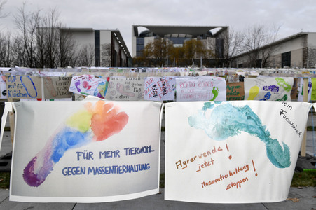 Demonstration 'Wir haben es satt' in Berlin