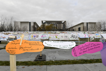 Demonstration 'Wir haben es satt' in Berlin