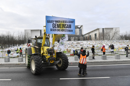 Demonstration 'Wir haben es satt' in Berlin