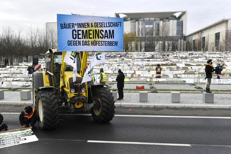 Demonstration 'Wir haben es satt' in Berlin