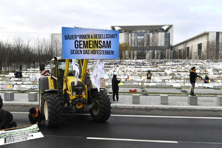 Demonstration 'Wir haben es satt' in Berlin