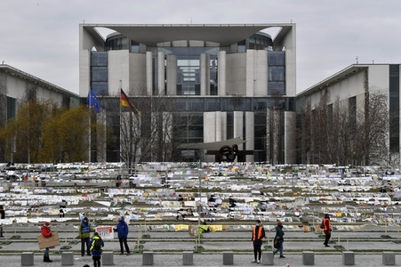 Demonstration 'Wir haben es satt' in Berlin