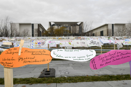 Demonstration 'Wir haben es satt' in Berlin