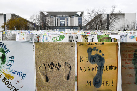 Demonstration 'Wir haben es satt' in Berlin