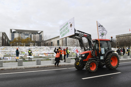 Demonstration 'Wir haben es satt' in Berlin